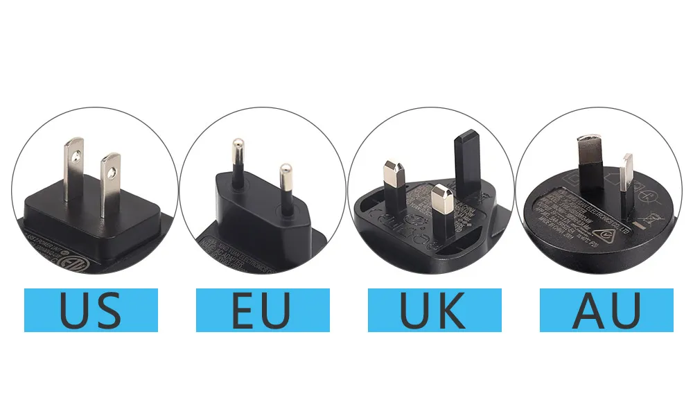 12V 1.0A Power Adapter with ETL FCC Cec VI for LED Strip Lighting for USA Market