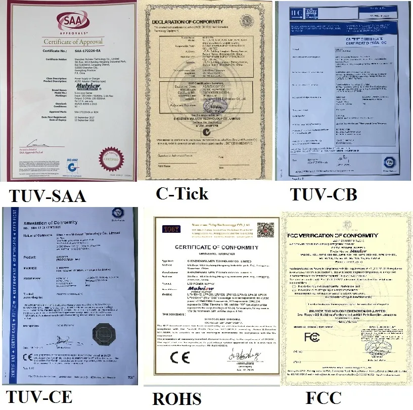 12V 1A USA DC Power Supply