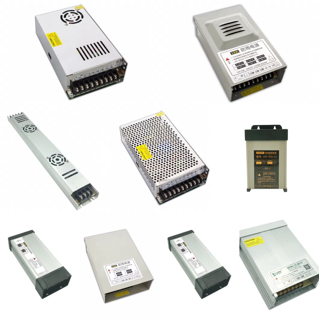 12V/24V Waterproof 150W/200W Constant Voltage LED Power Supply