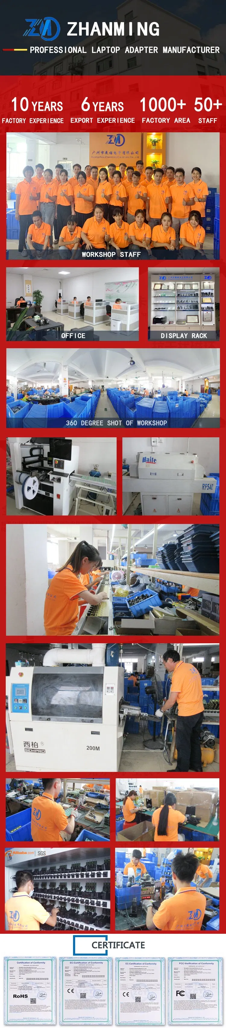 19.5V 4.62A 90W AC DC Laptop Adapter Power Adapter Charger DC 7.4*5.0mm for DELL