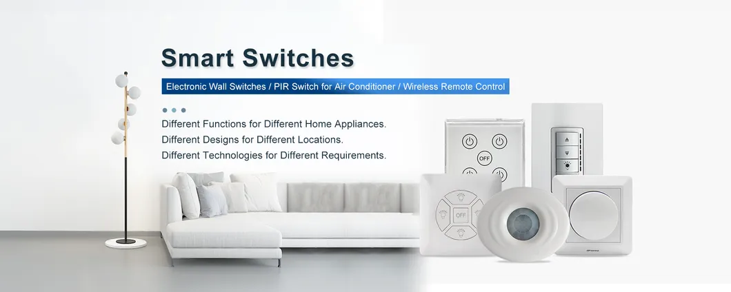 220V Intelligent Rotary Knob LED Light Wall Dimmer Switch