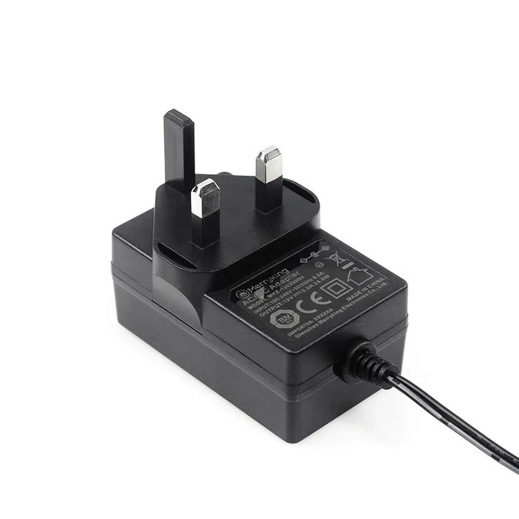 24W Universal 12V 2A 24V 1A AC DC Adapter Switching Power Supply Wall Mount Charger