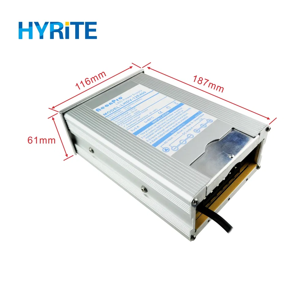 400W Rainproof Power Supply 12V Output Voltage LED Driver