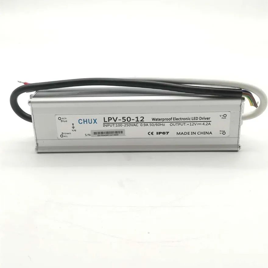 50W LED 24V Lpv50W Switching Power Supply Water-Proof Type SMPS