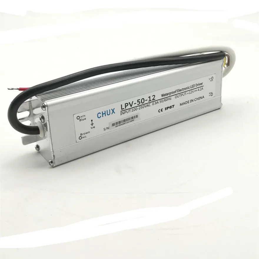 50W LED 24V Lpv50W Switching Power Supply Water-Proof Type SMPS