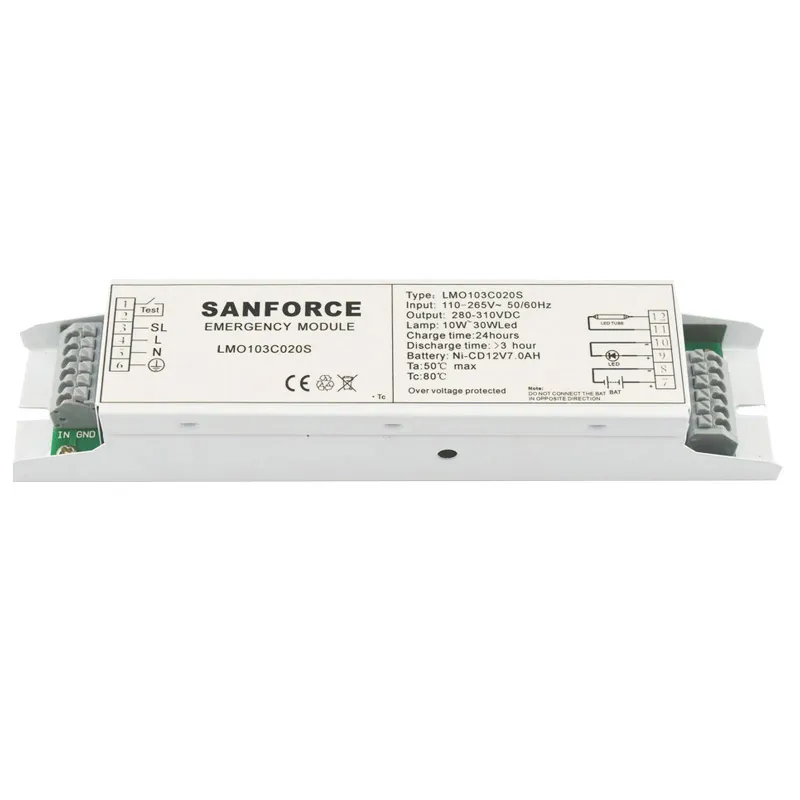 8W Emergency Lighting Module for Parking Lots with Rechargeable Battery Pack