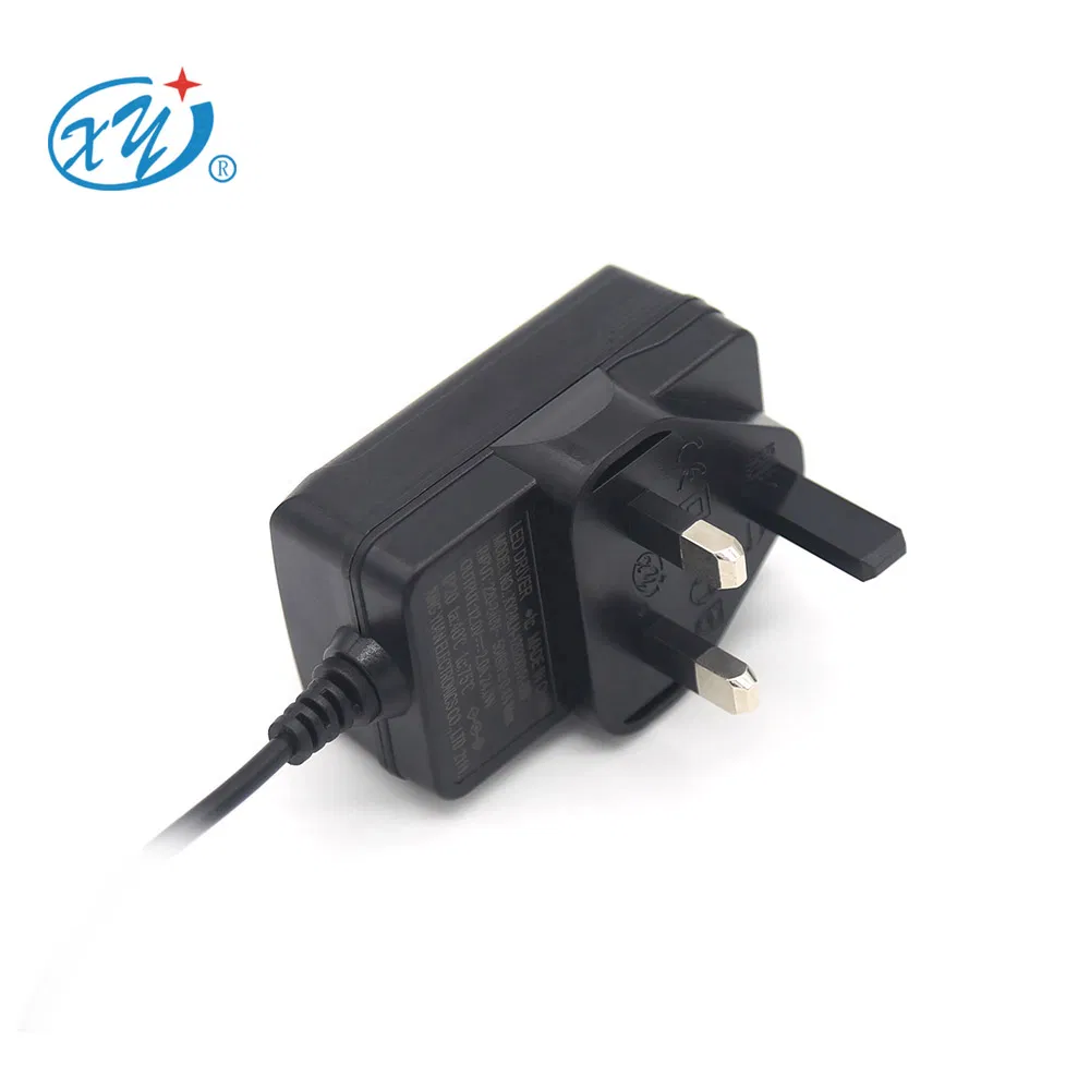 AC DC Adapter PF 0.7 Ukca Certificate 24W UK Plug 12V 24V 1A 2A 24W