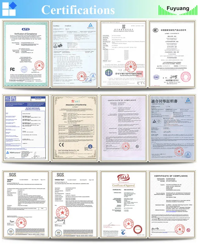 DOE VI Desktop DC Output 5A 12V Power Adapter for Hoverboard