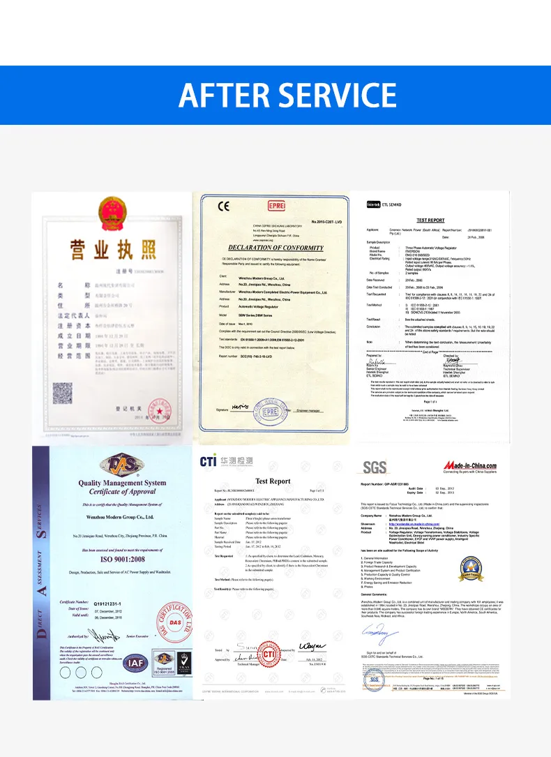 Electrical Energy-Saver for Illumination (350kVA, 400kVA, 500kVA, 600kVA)