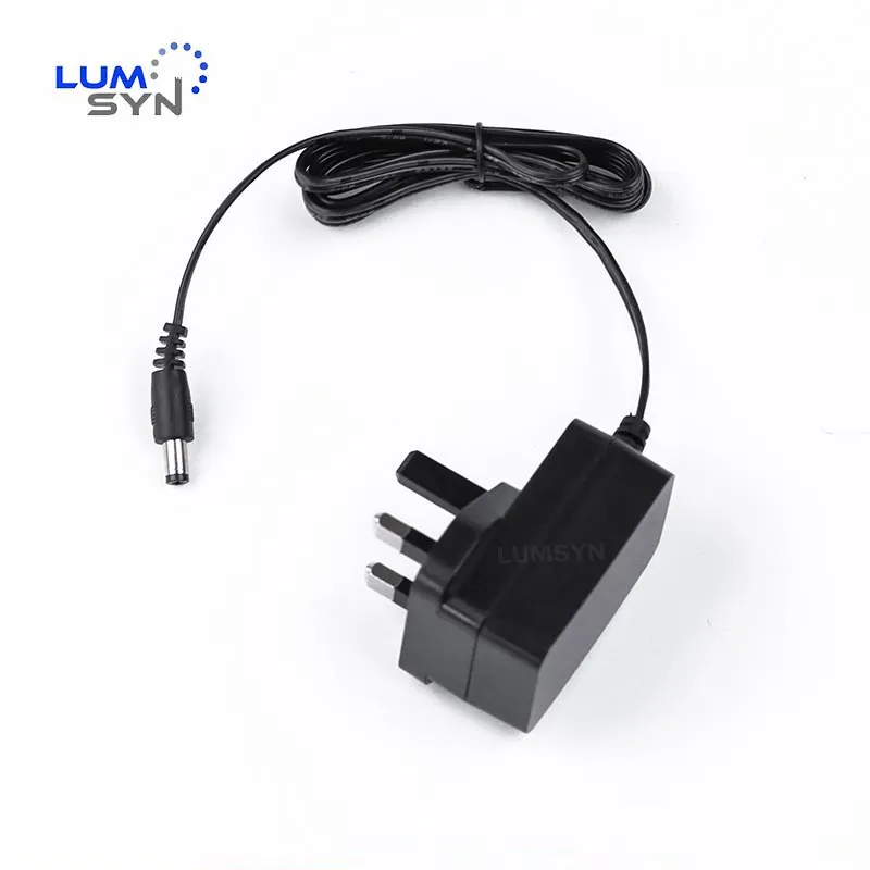 Factory Wholesale 5V 6V 7.5V 9V 12V 24V 36V 0.5A 1A 2A 3A 12W Switching Power Supply Plug-in AC Adapter Charger CE UL Ukca Certified DC Adaptor