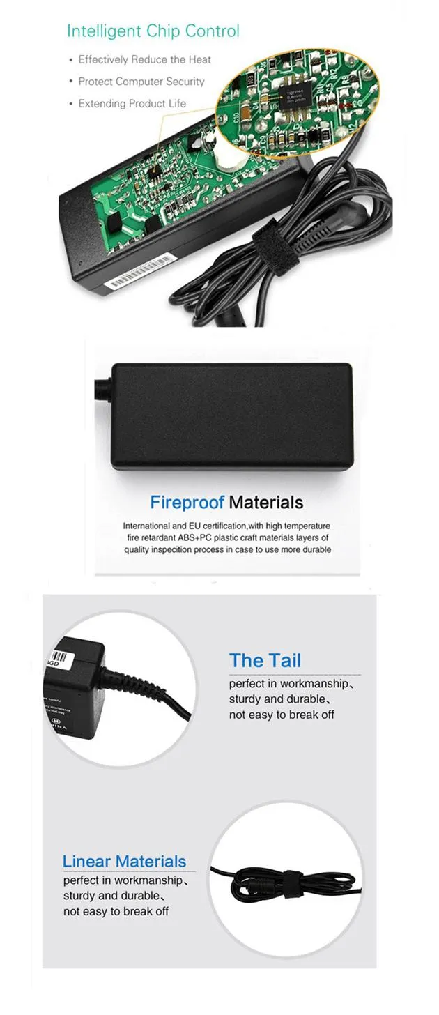 HP/Lenovo/Toshiba/Acer/Asus/Loteon/Toshiba/Ls/Samsung 90W Laptop AC DC Adapter Power Supply Battery Charger