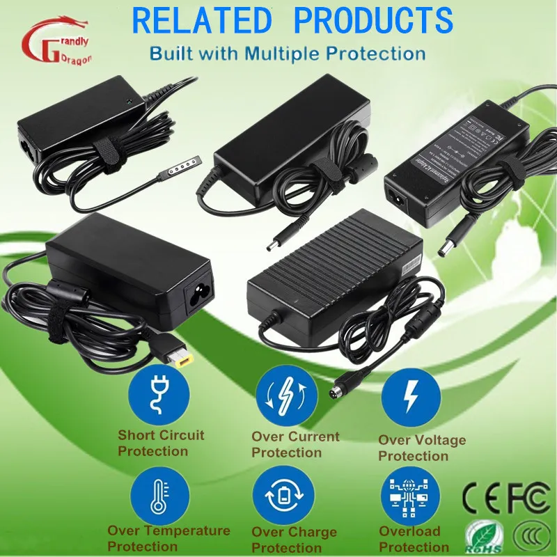 HP/Lenovo/Toshiba/Acer/Asus/Loteon/Toshiba/Ls/Samsung 90W Laptop AC DC Adapter Power Supply Battery Charger