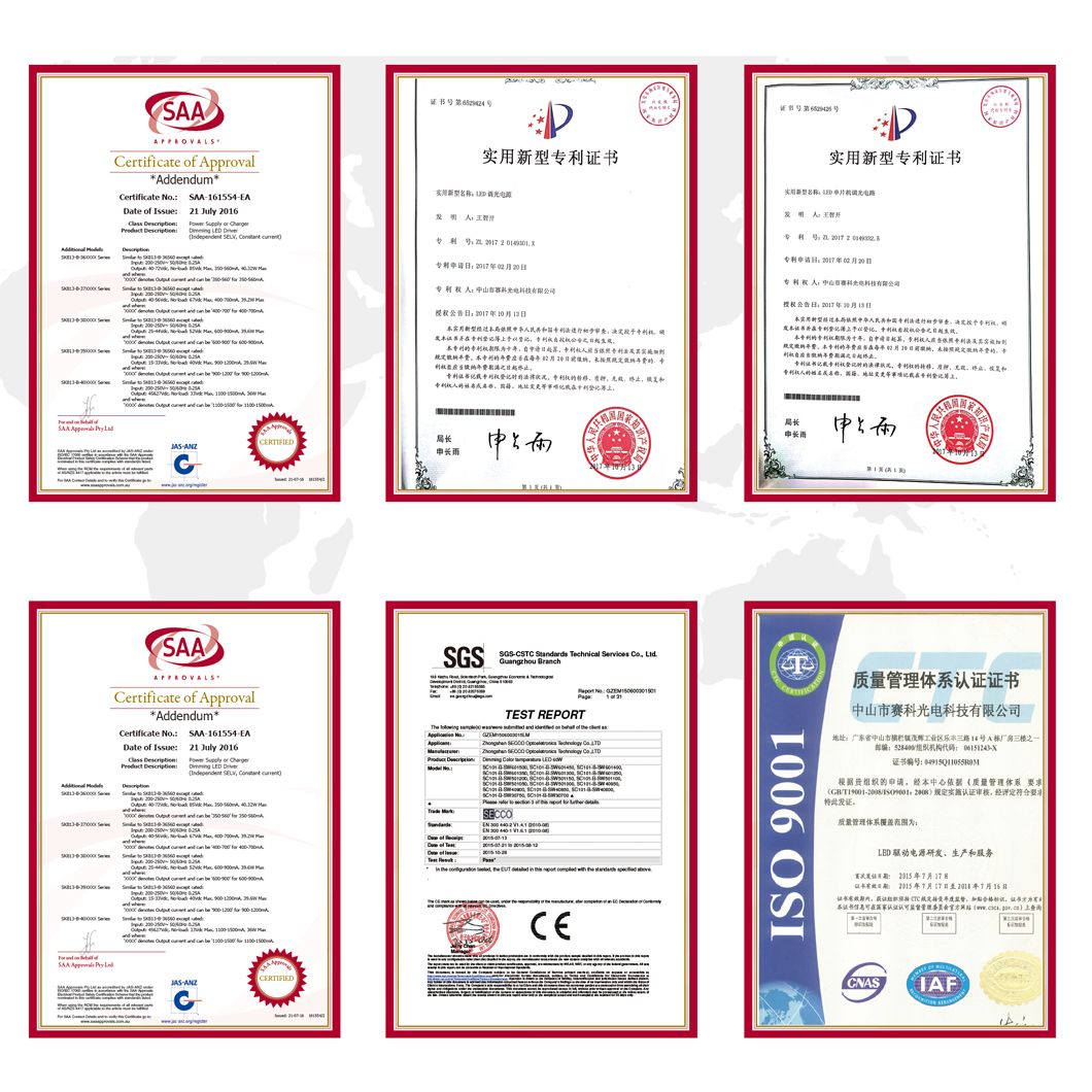 Internal High PF Flicker Free and Non-Dimming LED Driver Sk322 with CE RoHS Selv TUV SAA