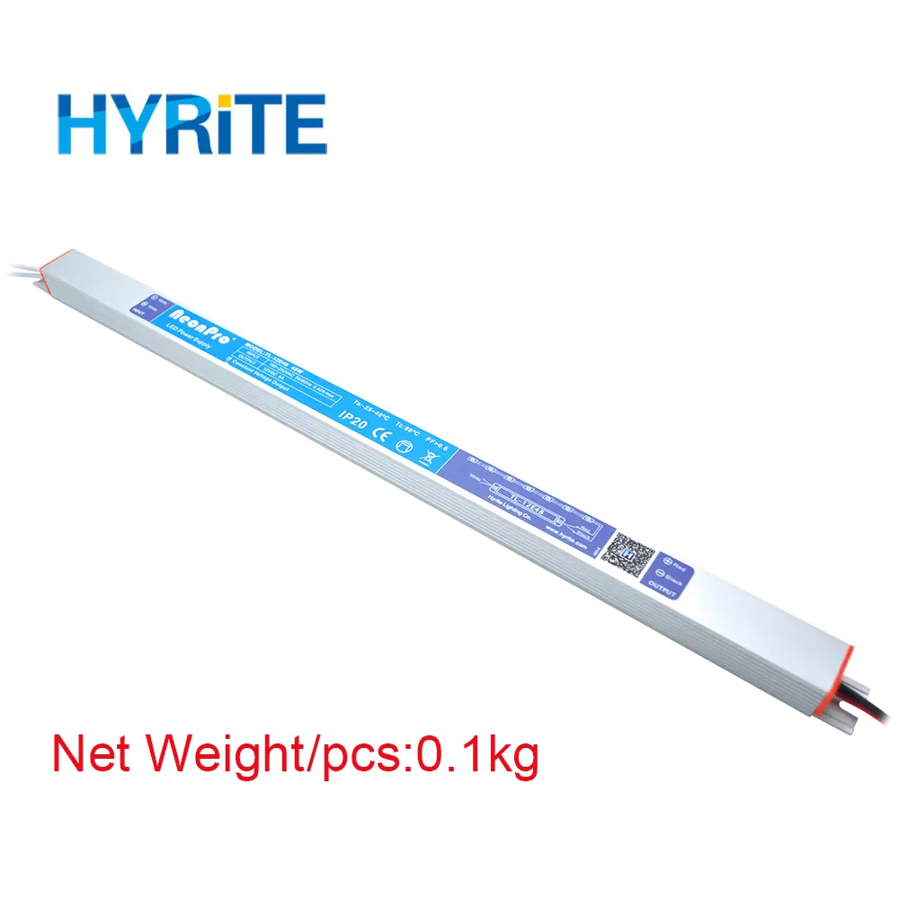 IP20 12V 24V 48W LED Slimline Driver Use for Narrow Space