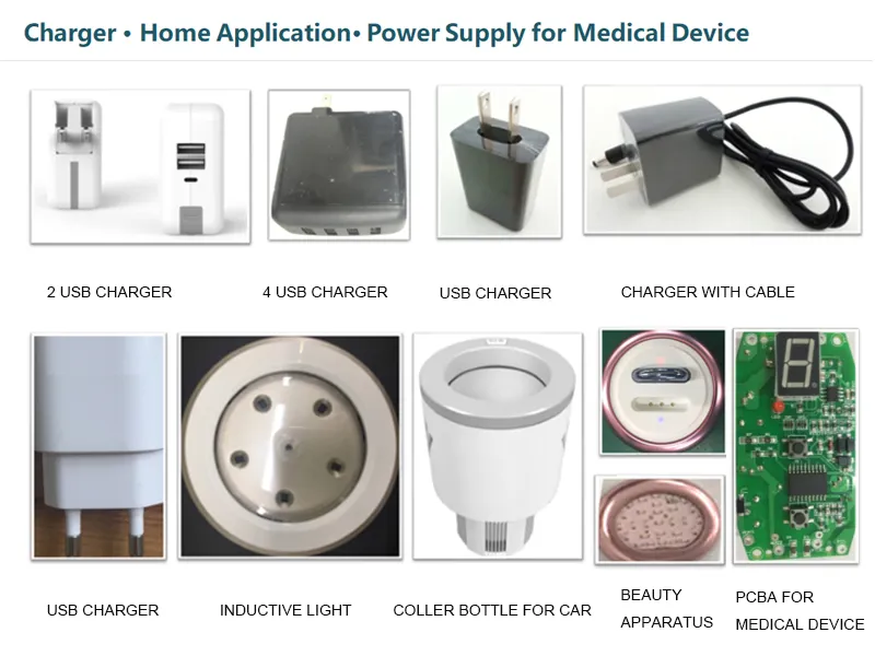 Kc Certified 16V 7A Power Adapter LED Light Box 120W Adapter