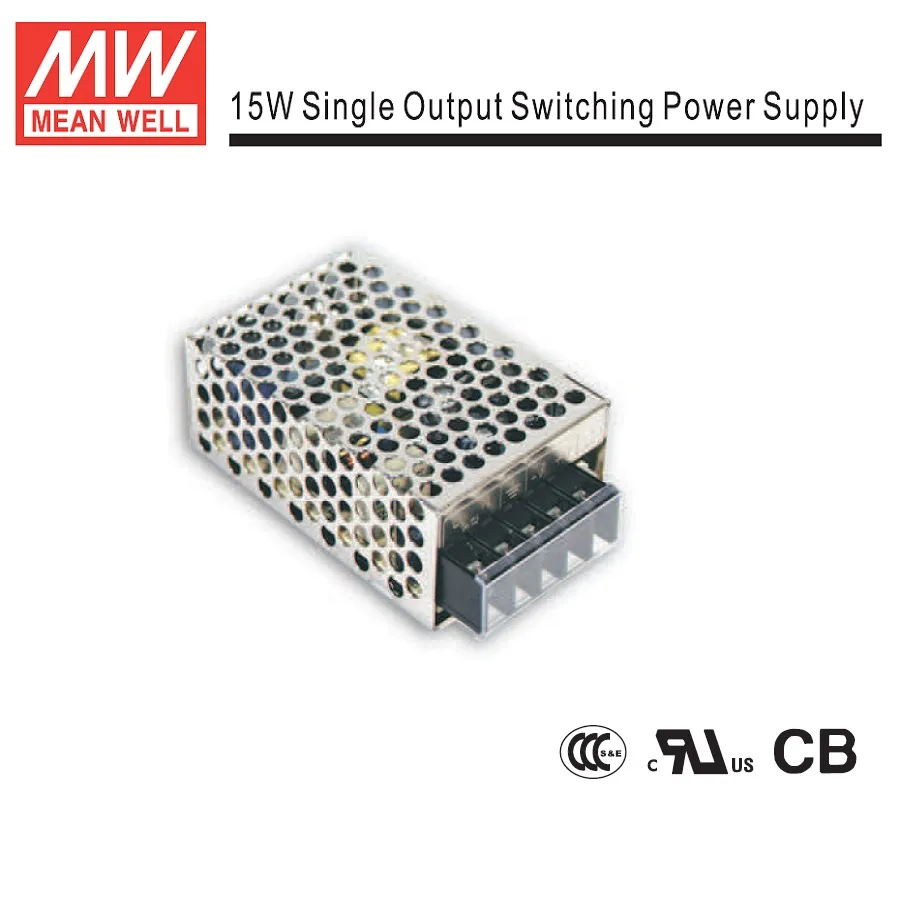 Mean Well 15W Open Frame Power Supply (NES-15)