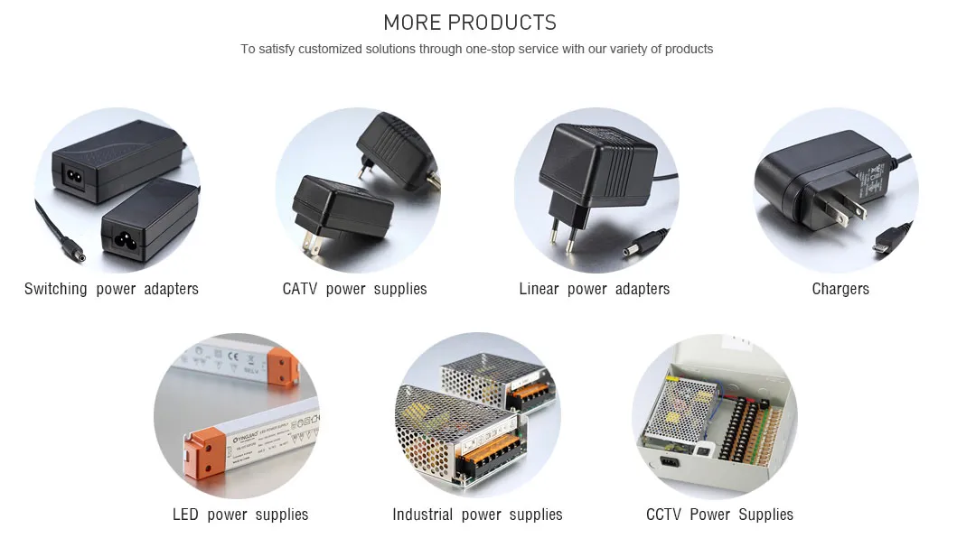 OEM/ODM/EMS 24W/5V/12V/18V/24V/36V 5V2a/10W AC to DC 100-240VAC Universal Power Adapters for Medical Devices