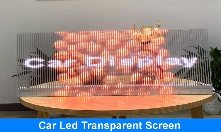 Outdoor Indoor LED Car Sign Compact Display for Advertisement