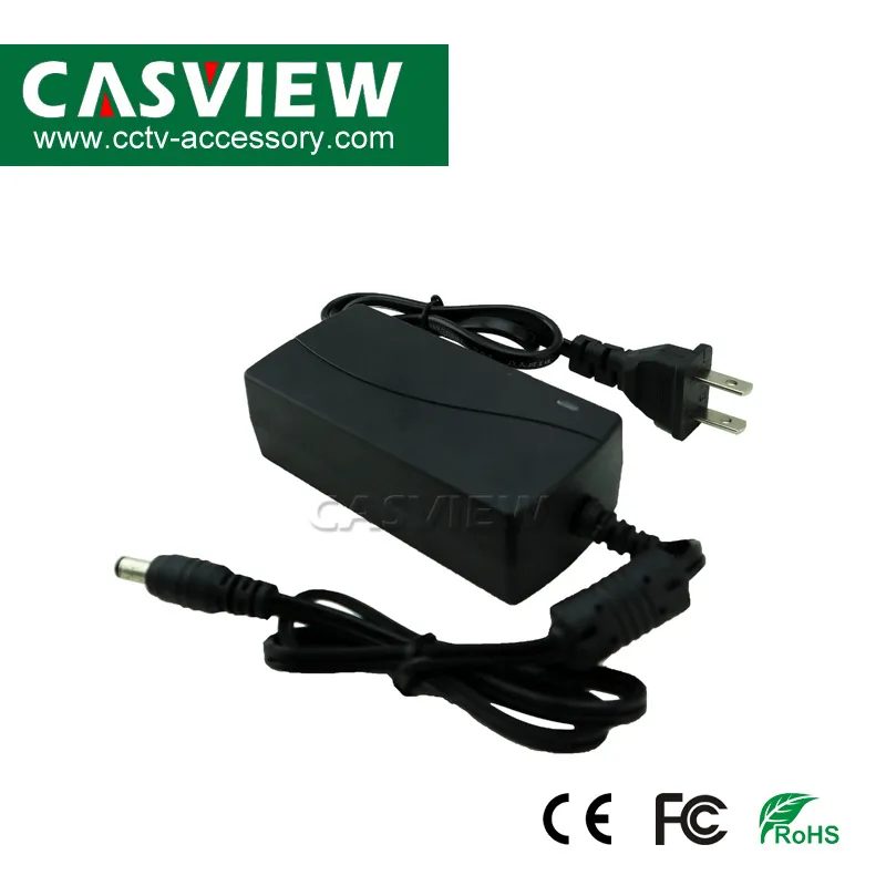 Power Supply 12V 2A 24W for CCTV System Good Quality Fully 2A Dual Cable Plug in European or Us Plug Optional 2year Warranty