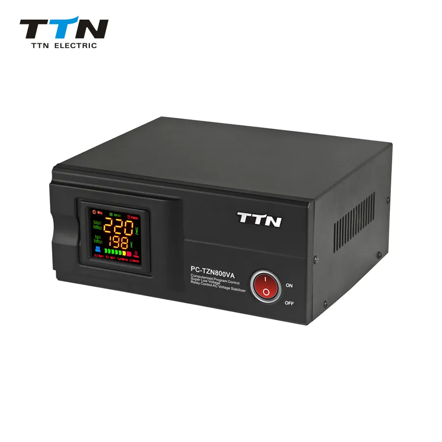 Relay Control AC Automatic Voltage Stabilizer PC-Tzn800va Regulator