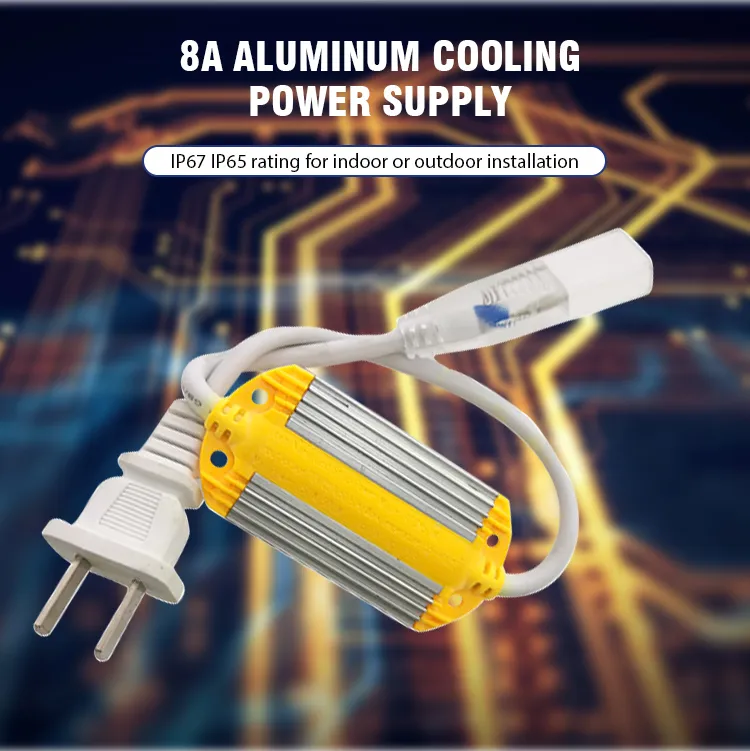 Safety Power Mode Outdoor 12V Aaluminum LED Driver Power Supply with Cooling