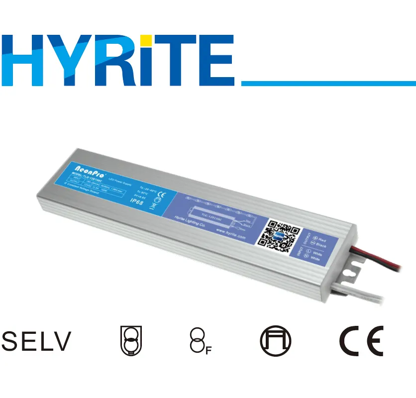 Ultra Slim Size Waterproof IP68 12V 150W LED Power Supply