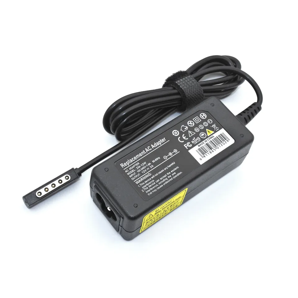 Wholesale 12V 2A 24W for Microsoft 2PRO Windows system Laptop Adapter Charger